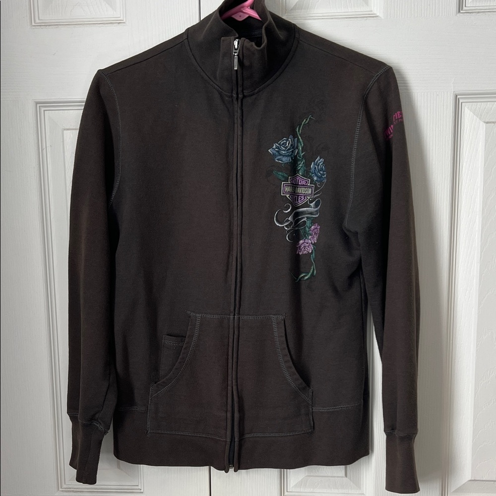 Harley-Davidson Gray and Black Jacket
